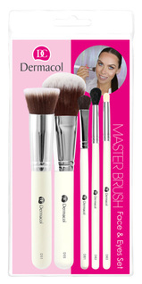 Set of cosmetic brushes  Master for face with case